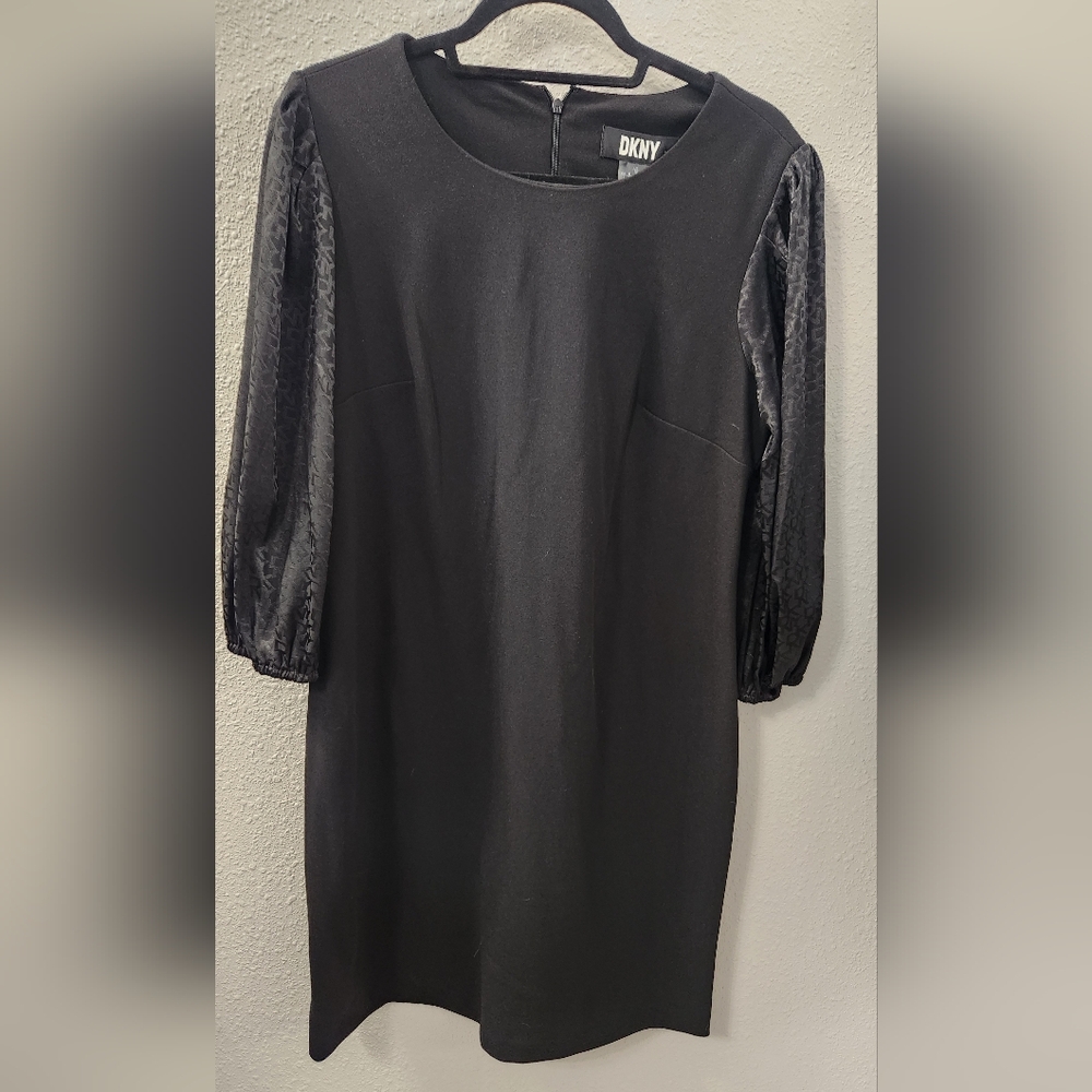 DKNY Black Long Sleeve Dress
